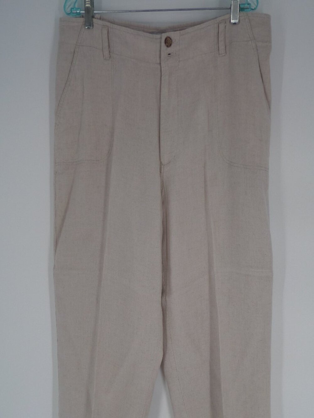 Sag Harbor Linen  Tan Capri Pants  Size 16